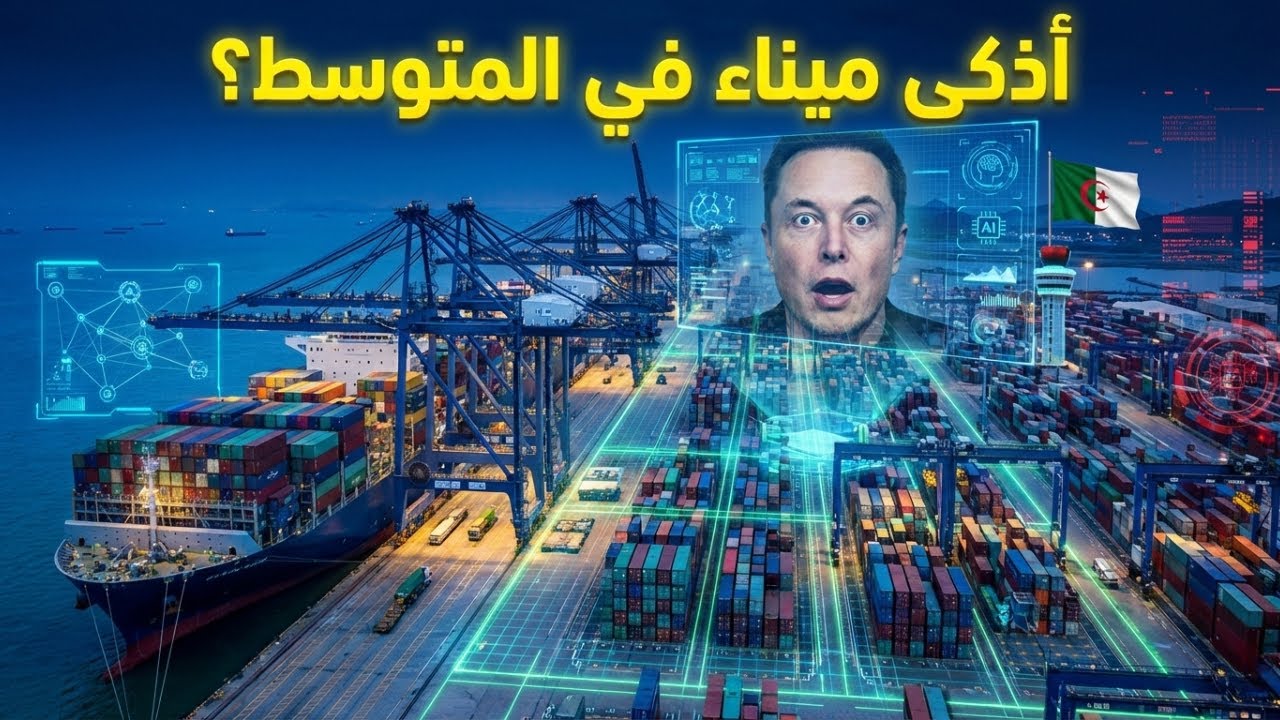 ميناء يُدار بالذكاء الاصطناعي… هل تصنع الجزائر أذكى ميناء في المتوسط؟