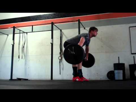 Snatch Pull with Pause at knee@185