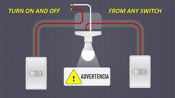 How to connect a light with 2 different switches WITHOUT ERRORS | Staircase switch
