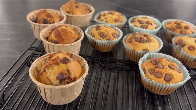 Muffins à la Farine de Coco (et Pépites de Chocolat) - Sain