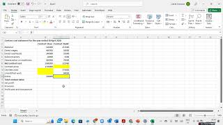 COMPUTERISED FINANCIAL SYSTEMS  N6 - CONTRACT COST STATEMENT