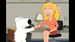 Brian has a crush on his coworker and then... - Family Guy