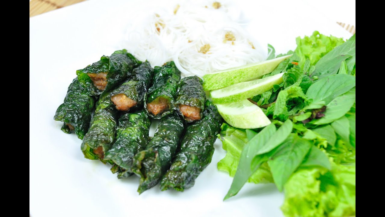 หมูทอดใบชะพลู