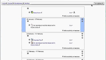 MOODLE TUTORIAL VIDEO HOW TO HIDE OR SHOW COURSE CONTENT