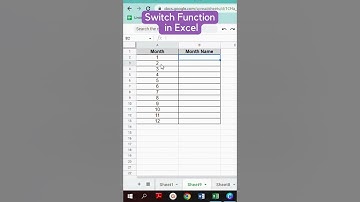 Switch Function | Use Switch Formula instead of IF | Switch Formula