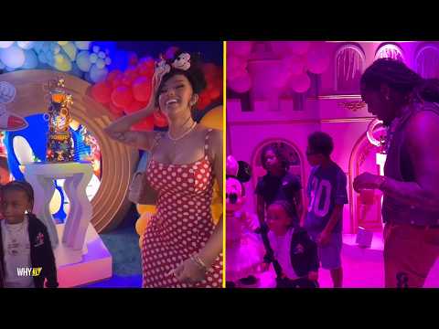 Cardi B And Offset Reunite To Celebrate Birthdays Of Wave And Blossom 'Family Over Everything'
