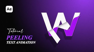 Create a Peeling Text Animation in After Effects | After Effects Tutorial