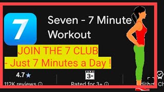 Join The 7 Club - Just 7 Minutes A Day !! Seven - 7 Minute Workout !! Mobile App download  screenshot 4