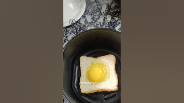 Egg Toast in Airfryer 😍 #shorts #shortsfeed #viral #recipe #nafishasflavour