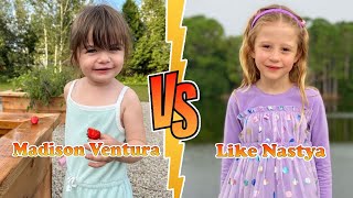 Like Nastya VS Madison Ventura (La Famille Ventura) Transformation 👑 New Stars From Baby To 2024