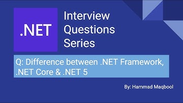 Difference between .NET Framework, .NET Core and .NET 5, 6 . . n