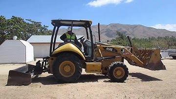 Start up procedures for CAT skiploader grader with heo John Dotsy