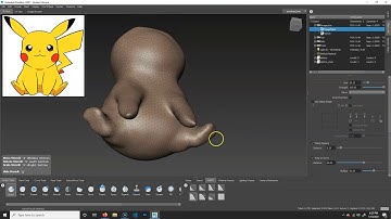 3D Character Creation Week 01 Sculpting in Mudbox