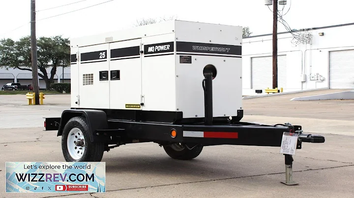 MULTIQUIP WHISPERWATT 25 KVA 20 KW DIESEL GENERATOR DCA 25SSIU3 5 857 HRS