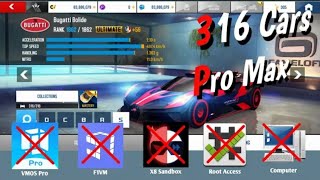 Asphalt 8 - Old Mod All Cars Unlocked 316 Vehicles Upgrade Max Pro Without Root Android