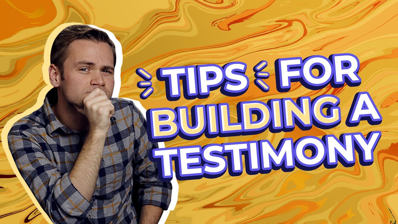 How to build your OWN testimony💪 - YouTube
