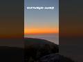 Civil Twilight:The sun is 6 degrees below the horizon before sunrise! #justgiji #civiltwilight #dawn