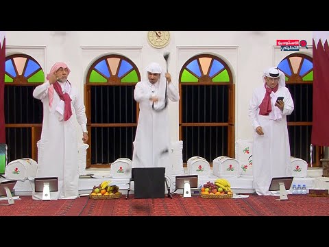 فرحة ورقص خالد جاسم في المجلس بعد تأهل قطر رسميآ لكأس العالم 2026