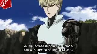 SAITAMA VS GENOS SUB INDO ONE PUNCH MAN