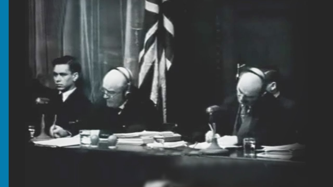 אברהם סוצקובר מעיד במשפטי נירנברג