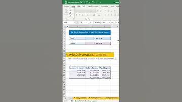 Excelde İş Günü Hesaplama 💼📊 #excel #exceltips