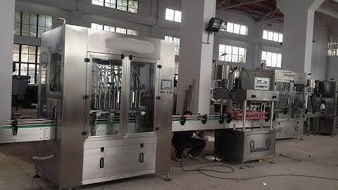 140ml PET bottle unscrambler filler rotary capper sleeve labeler machine liquid bottling line