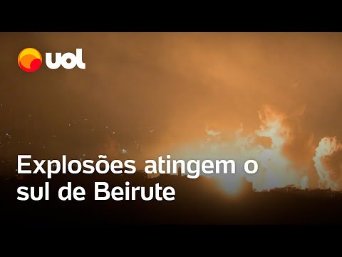 Série de explosões atingem região perto do aeroporto de Beirute, no Líbano