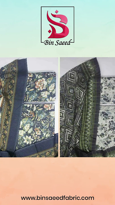 Bin Saeed Khaddar Printed Unstitched 3 Piece Collection