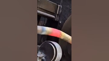 The intelligent process of straightening the pipe #shorts