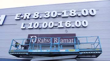 Illuminated signs by Vipline. Production & installation.