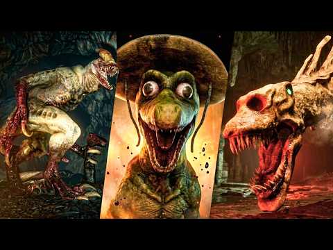 Terrible Lizards Demo – All Jumpscares & All Bosses | 4K