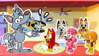 BLUEY  El lobo y los siete cabritos  Cuento infantil JUGUETES BLUEY