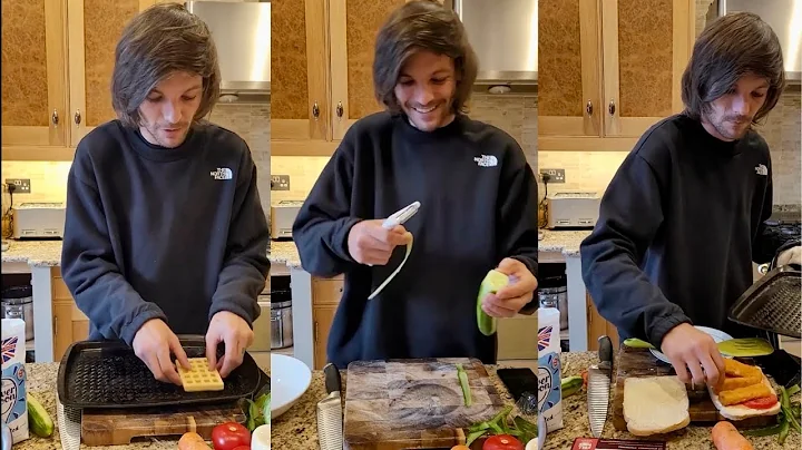 Louis Tomlinson cooking video for Full Time Meals ...