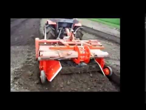 汎用トラクター装着タイプの畝立て機を実演してみた Youtube