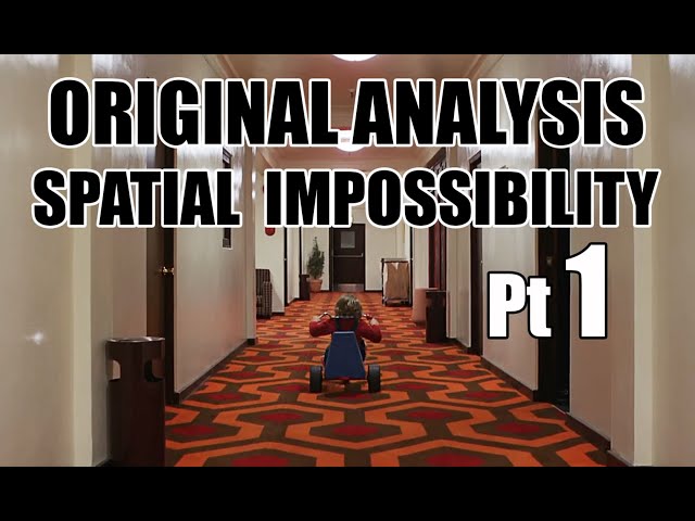 Film psychology THE SHINING spatial awareness and set design 1of2 