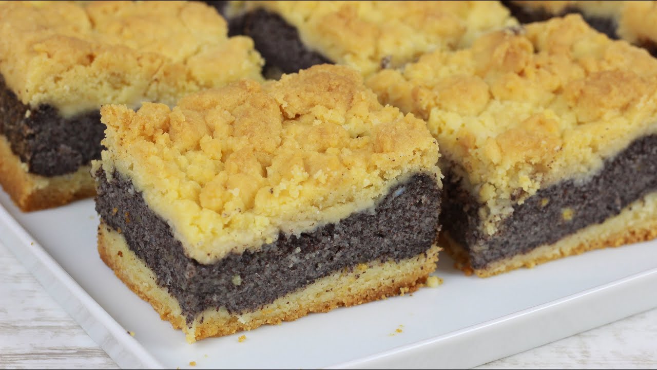 Mohnkuchen mit Streuseln - Eins meiner Lieblingsrezepte I ...