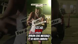 Byron Cole Message To Keith Carroll #neworleans #viralvideo #viral