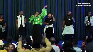 Christine and Team Risen At Shalom Embassy 2023 - Balesa Baweme Mamayoyo Praise Video