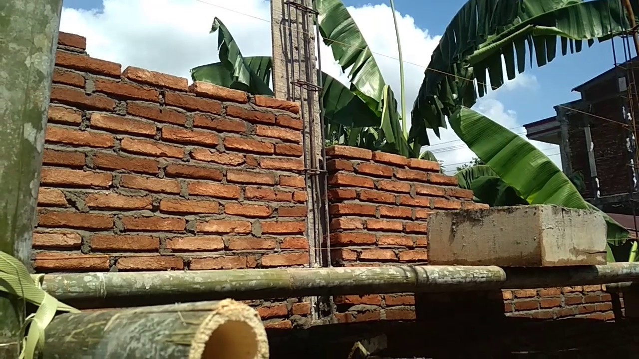 Cara Pasang Bata Merah di Atas Steling Bambu YouTube