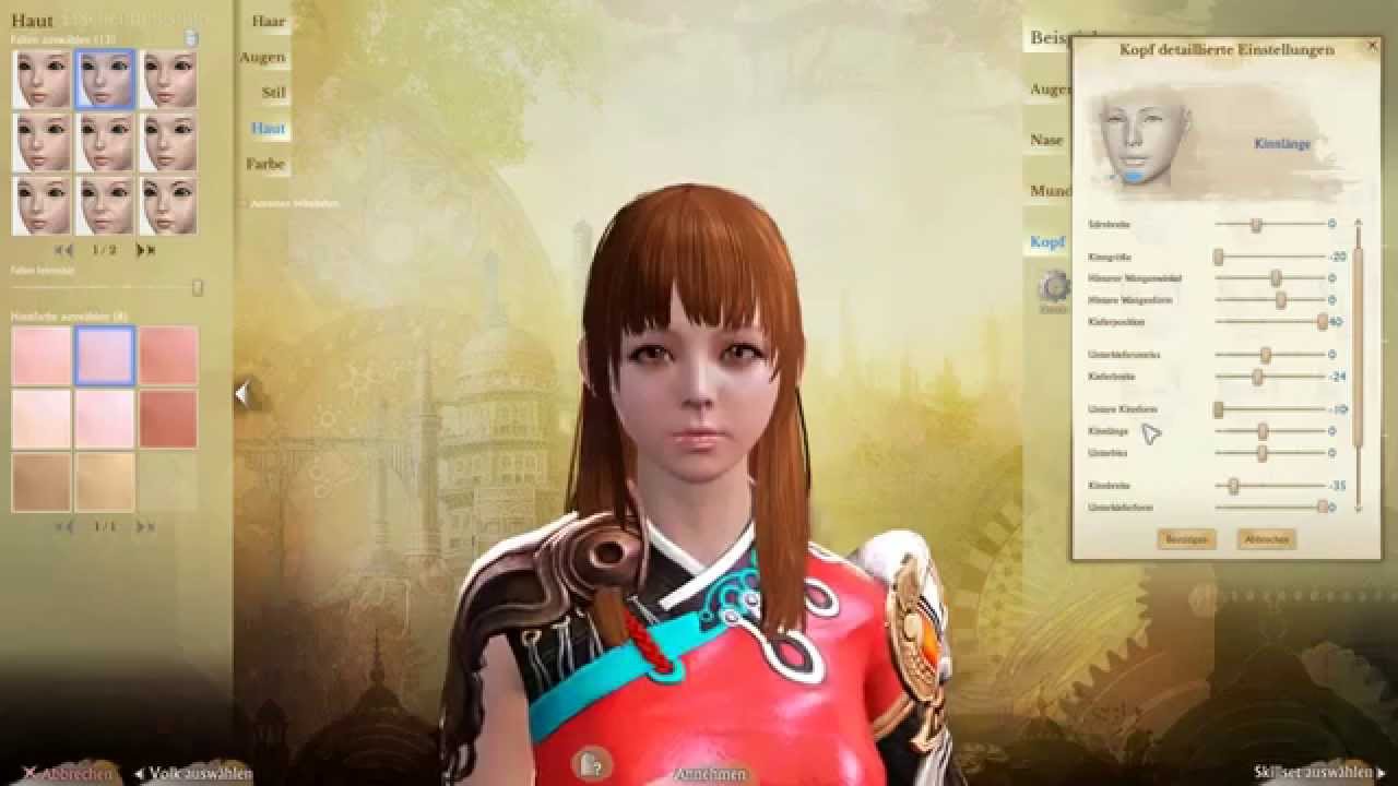 archeage character creation