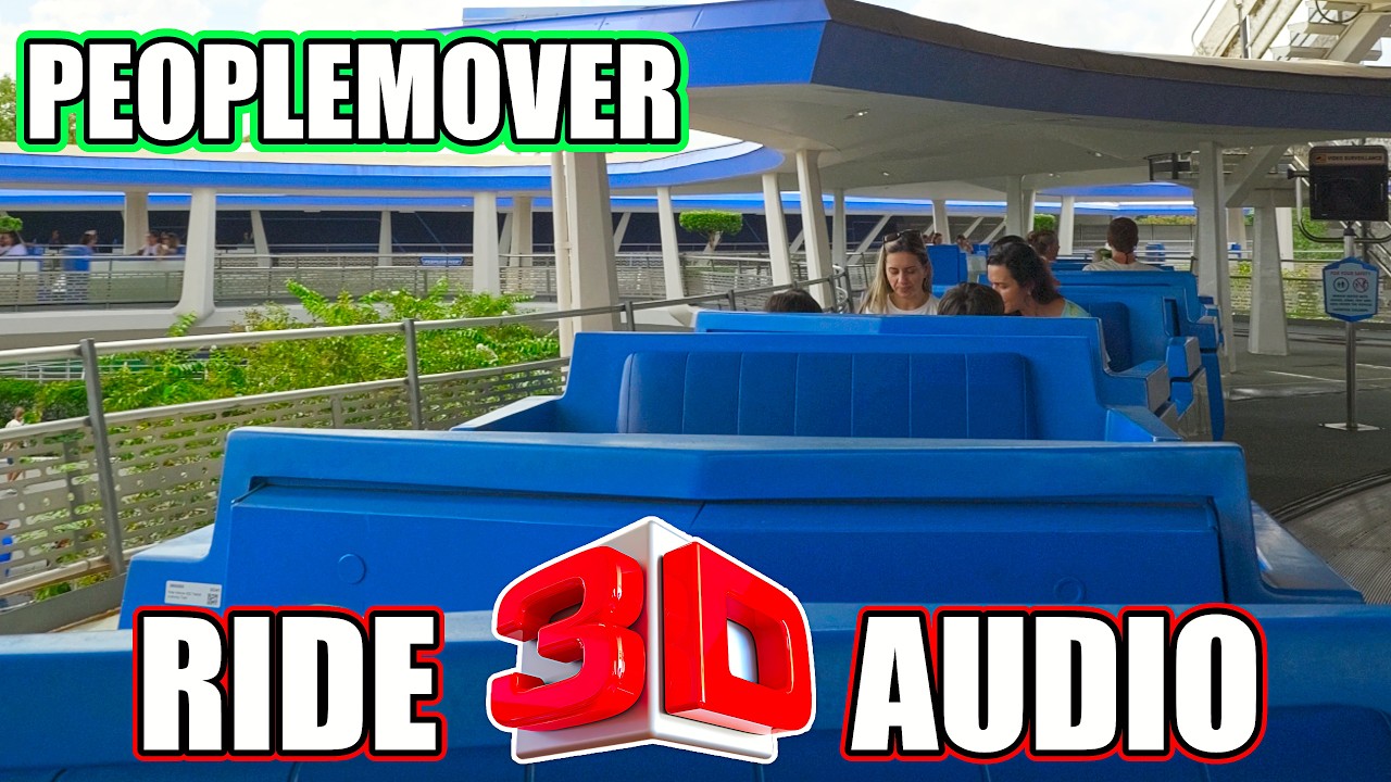 Ride with 3D Audio PeopleMover at The Magic Kingdom Disney World - YouTube