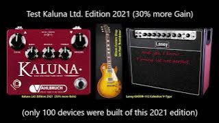 Kaluna 2021 - short (sound)test red Kaluna ltd. edition 2012 (30% more gain)