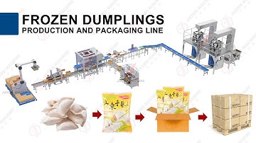 Frozen Dumpling Making Machine Automatic Packaging Line