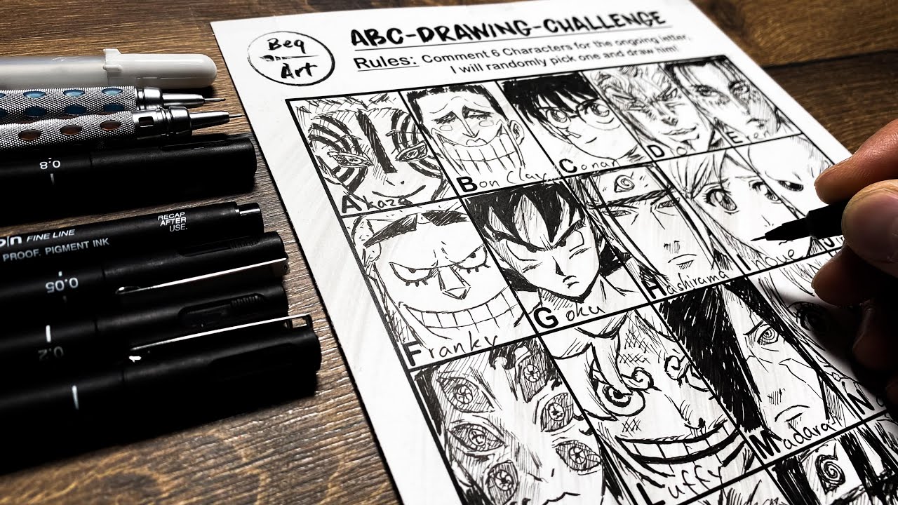 ABC Drawing Challenge ️ - YouTube