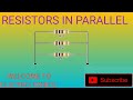 Resistors in parallel