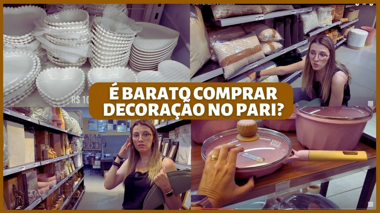 DESCOBRI as MELHORES LOJAS de DECORAÇÃO do PARI e MOSTREI TUDO para vocês | GABY GARCIIA