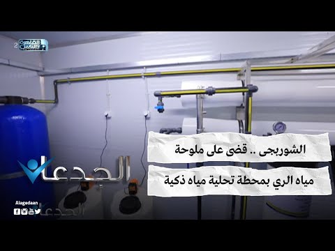 الشوربجى قضى على ملوحة مياه الري بمحطة تحلية مياه ذكية