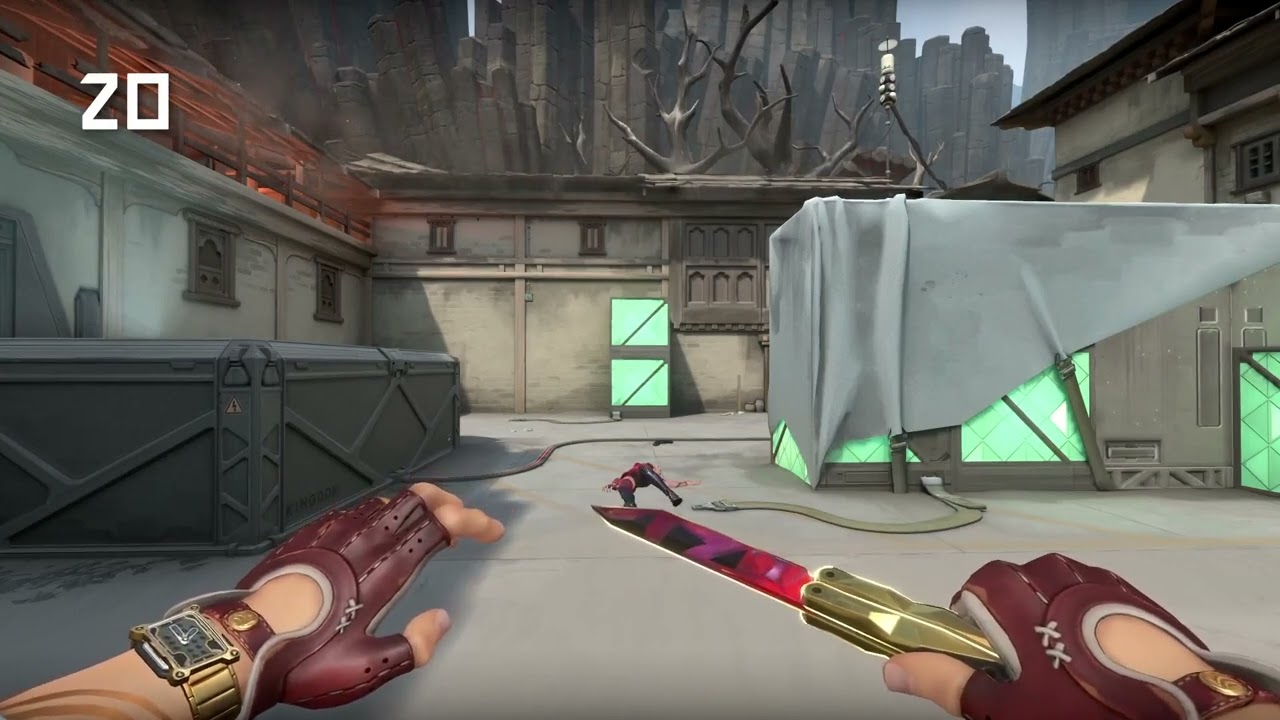 Butterfly Knife Valorant Champions 2022 Animations - Valorant Skin Showcase