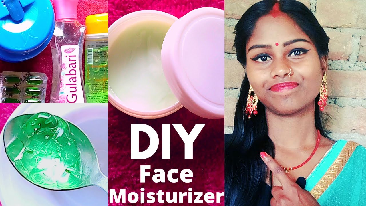 DIY Face Moisturizer Cream For All Skin Types Lighten dark spots