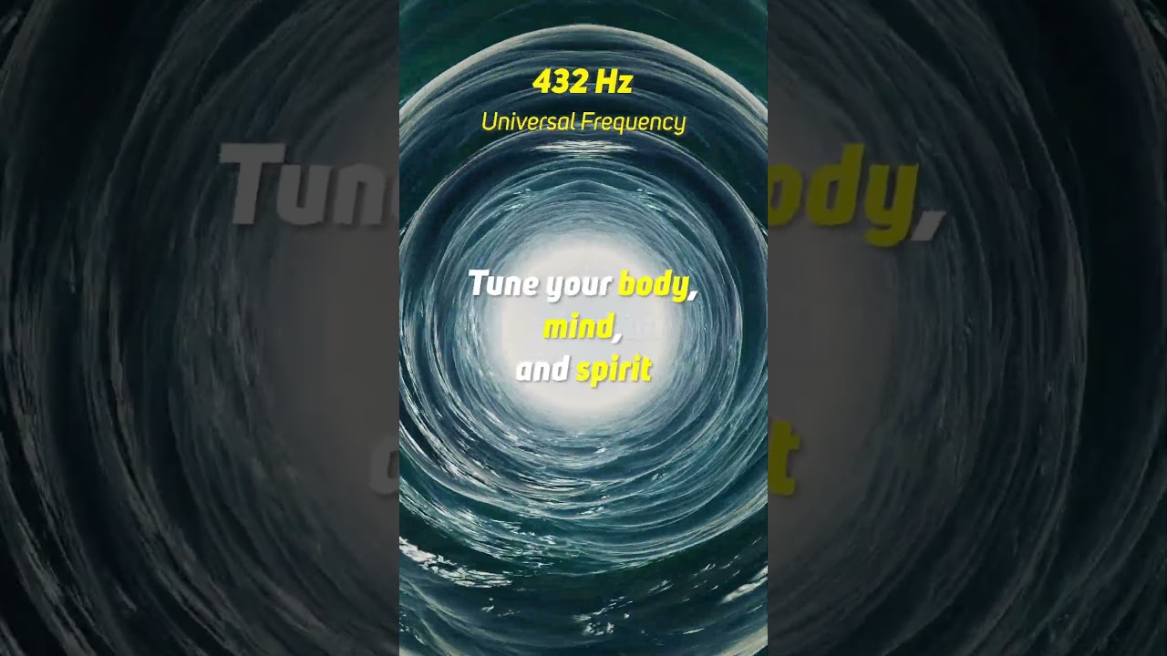 432 Hz pure frequency for natural harmony. #relaxingmusic #relax #meditationmusic